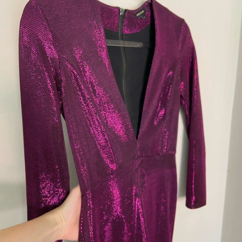 Sparkly purple cocktail dress 🕺🏽🪩